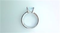Ringe Sommer Dame Anello Acquamarina in Weißgold Acquamarina 1.65 Ct ACQ CT 1.65 DIA CT 0.20 DNG - ACQ CT 1.65 DIA CT 0.20 DNG